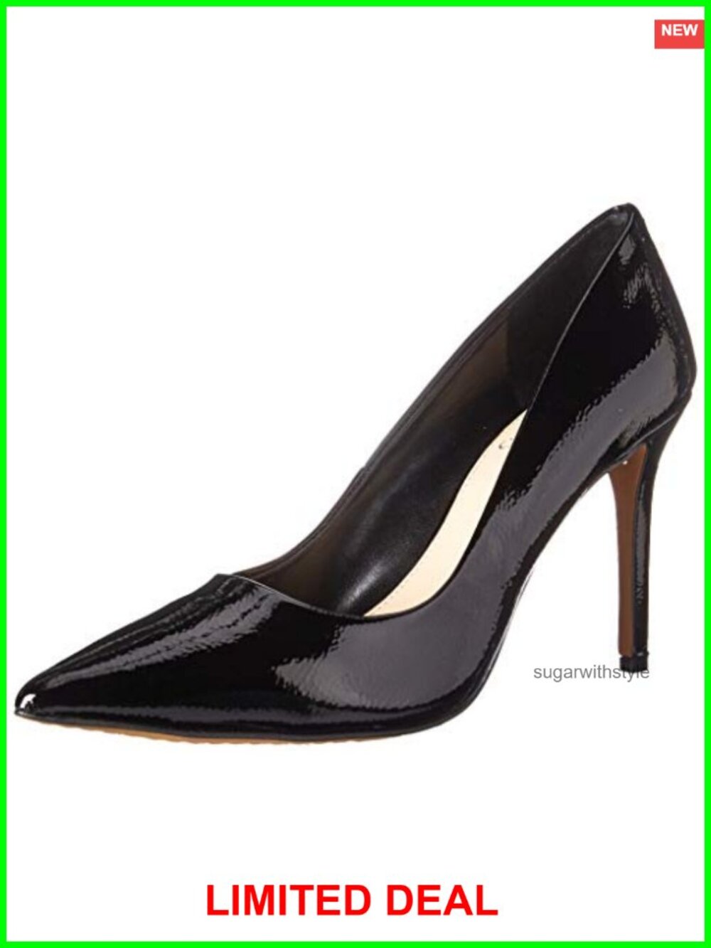 Pointed Toe Stiletto Heel Pump Leather Dress Shoe